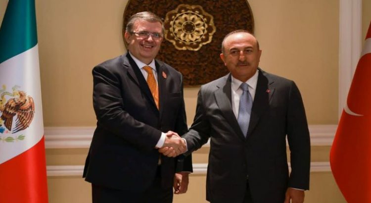 Marcelo Ebrard anuncia visita del presidente turco