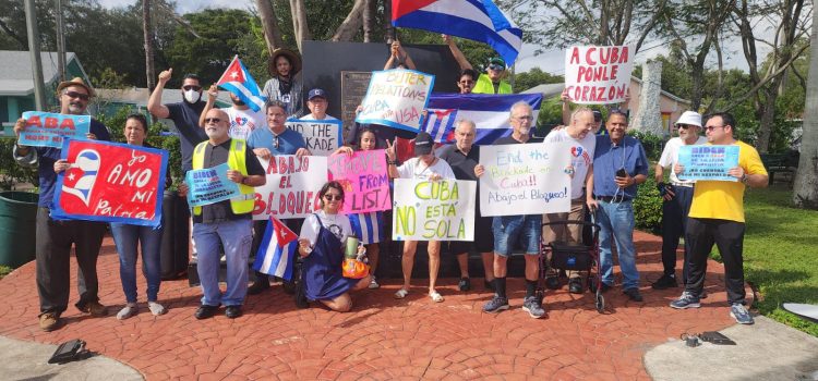 Neutralizan a saboteadores de caravana contra bloqueo a Cuba en Miami