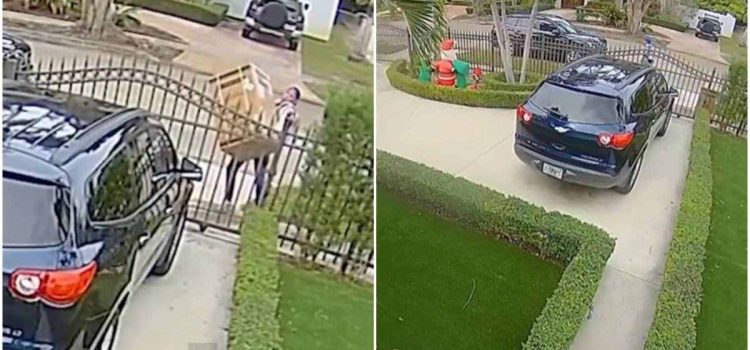 Ola de robos de paquetes azota West Miami: ladrones quedan capturados en cámaras