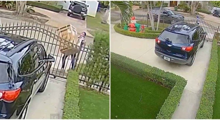 Ola de robos de paquetes azota West Miami: ladrones quedan capturados en cámaras