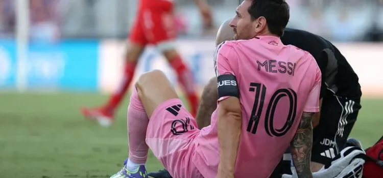 Inter Miami informó la lesión que sufrió Lionel Messi