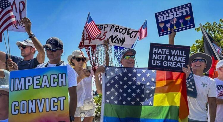El sur de Florida planea nuevas protestas contra Trump.