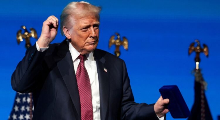 Trump habla sobre el estado de la economía y fronteras más fuertes en Estados Unidos Trump habla sobre el estado de la economía y fronteras más fuertes en Estados Unidos